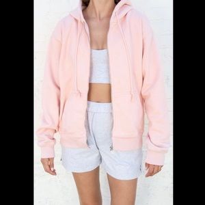 Brandy Melville Peach Christy Hoodie